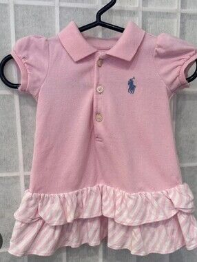 Ralph Lauren 3 Months Girl Pink Dress